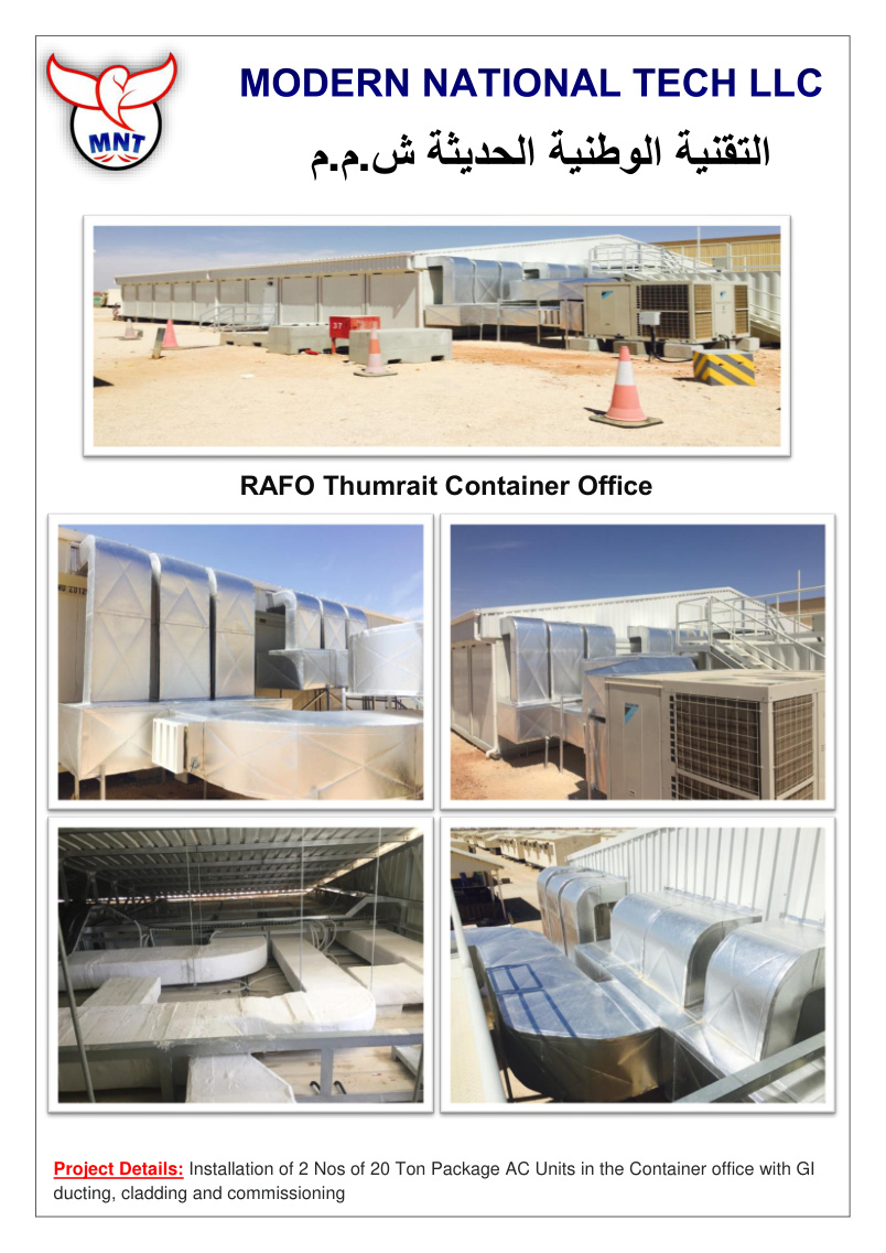 RAFO Thumrait Container Office project