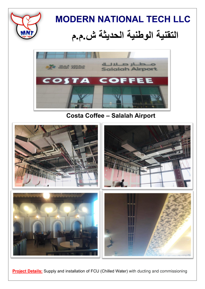 Costa Coffee – Salalah Airport project